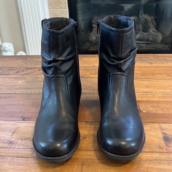 ABEO Vesper black leather booties - Picture 3 of 9